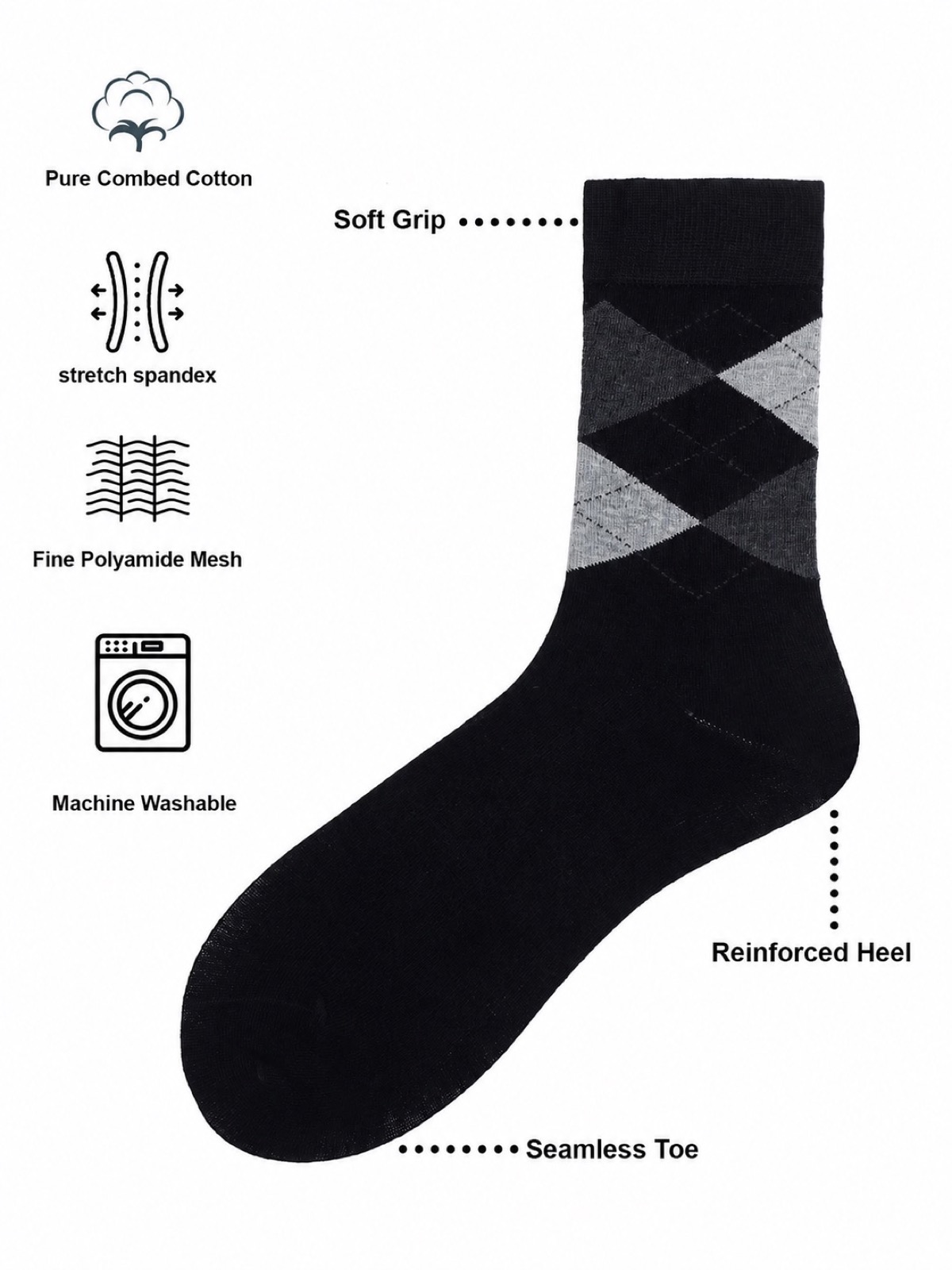 Business & Uniform sock example